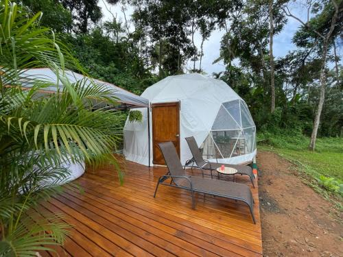 Canton Quepos Apartment | Pet-Friendly La Comarca River Glamping Dome with Ocean Views