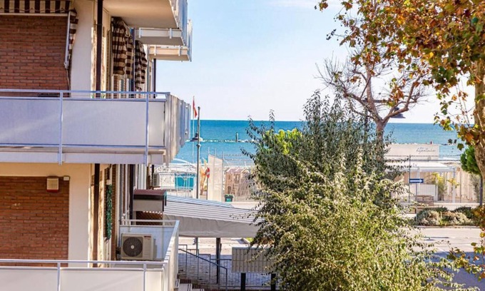 Cesenatico Apartment | Oceanfront Comfort at La Corte dei Mari with Breakfast