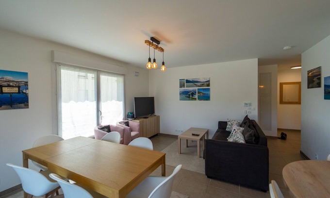 Sevrier Condo | Oceanfront Retreat: La Douce Folie for 4-5 in Sevrier