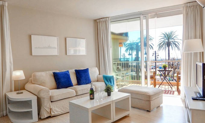 Sitges Town Center Apartment | Top-Rated La Gioia 1 with Spa & Family Amenities