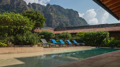 Valle de Atongo House | Discover La Hacienda Tepoztlán: Relax by the Pool & Spa