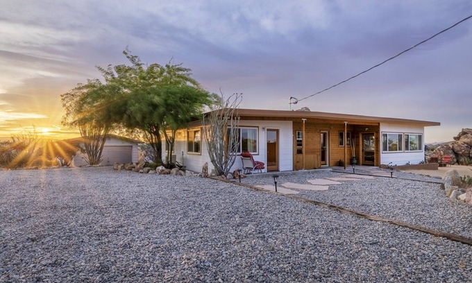 Panorama Heights House | Unwind at La Luna Azul with Hot Tub and Fire Pit