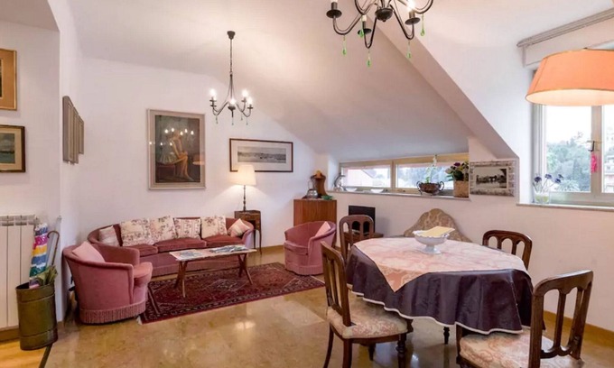 Santa Margherita Ligure Apartment | Panoramic Apartment La Luna sui Tetti with Oceanfront Views