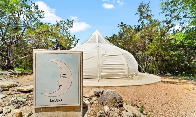Dripping Springs RV Rental | Stargazer La Luna: Pet-Friendly Oasis with Shared Pool