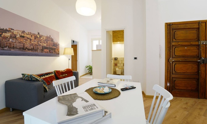 Cagliari Apartment | Central La Luna Two-Bedroom Apartment with Terrace