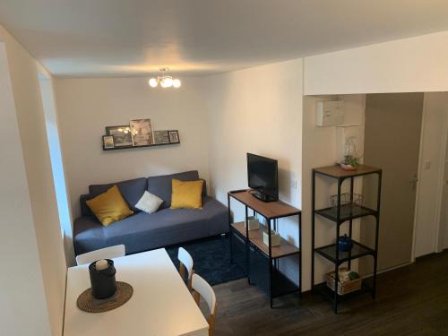 Vic-sur-Cere Apartment | Kid-Friendly Stays at La Maison aux Volets Bleus