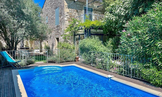 Grignan Ski Chalet | Relax at La Maison de Village de Grignan with Private Pool