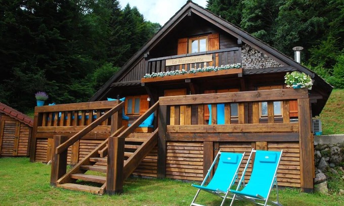 Dommartin-les-Remiremont Ski Chalet | Experience Nature at La Mazzonette - Cozy Chalet with Hot Tub