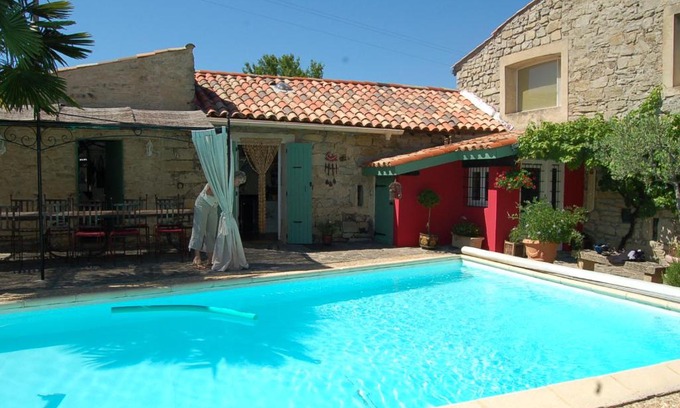 Courry Bed & Breakfast | Inviting La Picholine: Oceanfront Room with Pool Access