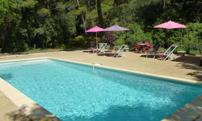Mazan Apartment | Relax at La Pïchoune: Pool, Garden & Eco-Friendly Retreat