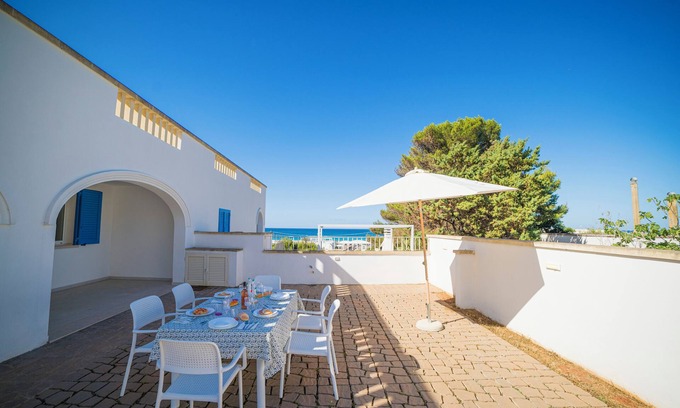 Marina di Pescoluse Apartment | Sea View La Primula Apartment in Salve, Italy - Family Friendly