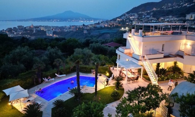 Vico Equense Villa | Tranquil Ocean View Retreat at La Quiete Hotel