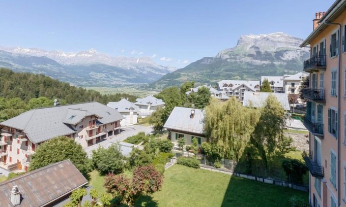 Saint-Gervais-les-Bains Apartment | Relax at La Résidence by Interhome: Spa & Lake Views