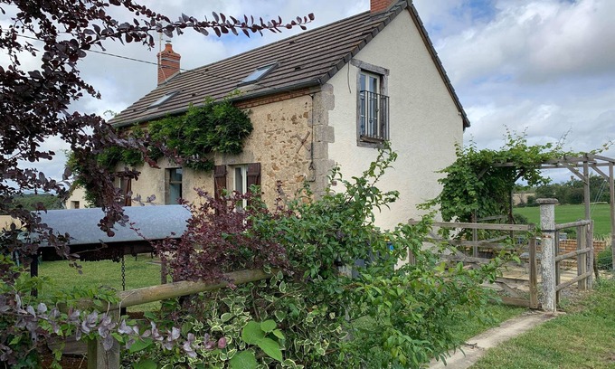 Saint-Priest-la-Marche House | Discover La Renardière: Pet-Friendly Ocean View Retreat