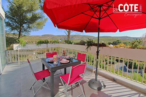 Carry-le-Rouet Apartment | Cozy La Sourcinette T3 on Côte Bleue with Ocean View