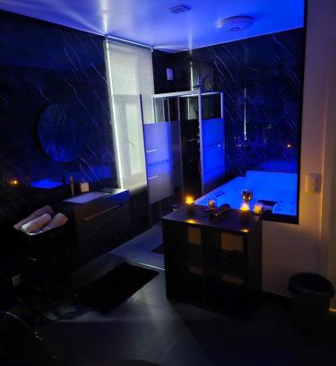 Jemeppe-sur-Meuse Apartment | Indulge in La Suite Gold with Relaxing Hot Tub Experience