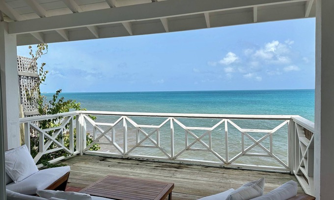 Dickenson Bay Condo | Dreamy Oceanfront Escape with Spa & Breakfast Included