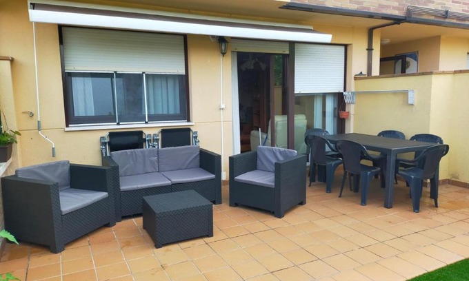 Posada de Llanes Apartment | La Tilar: Family-Friendly Apartment with Spacious Terrace