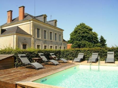 Cerilly House | Elegant 19th Century Maison with Heated Pool and Spa Oasis