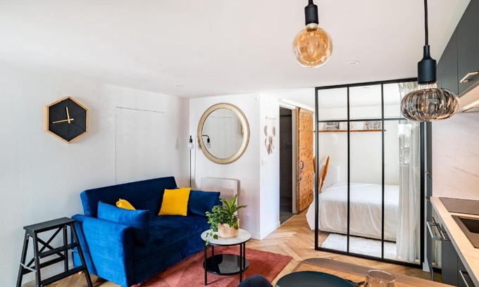 Echenevex Apartment | Serene Studio Retreat in the Heart of Village Life