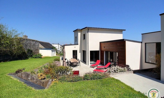 Binic House | Relax at La Villa du Château Croc with Oceanfront Views