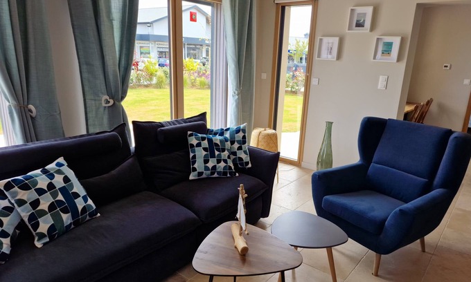 Saint-Aubin-sur-Scie Villa | La Villa des Vertus Bis - Maison décorée avec goût idéalement placée