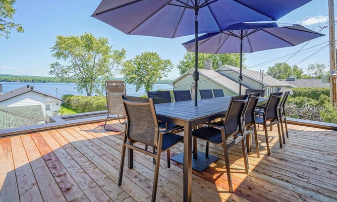 Deauville Ski Chalet | Experience La Vue O-lac Magog: Pet-Friendly Lakeview Retreat