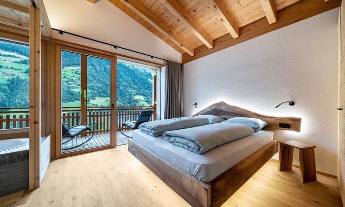 San Martino in Passiria Apartment | Relaxing Holiday Flat 'Struzer Michele' with Scenic Views
