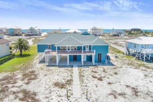 Gulf Shores House | Beachfront Lagoon Time Home with Elevator & Pet Access