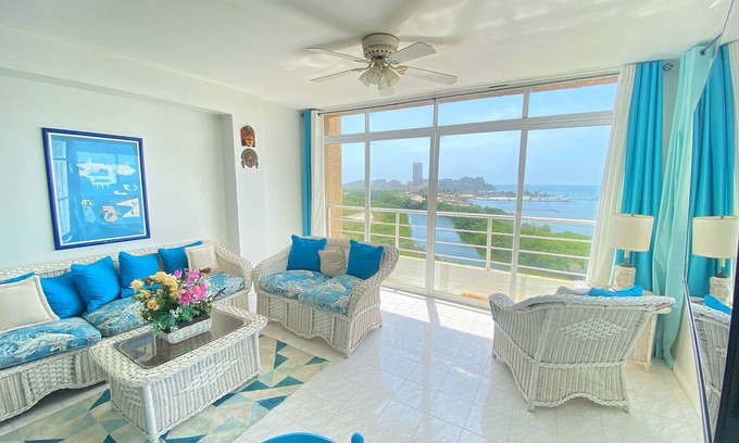 Margarita Island Apartment | Discover Lagunamar with Scenic Sea Views and Spa Amenities