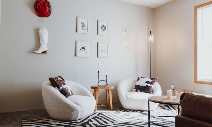 Lincoln House | Relaxed Industrial Vibes with Game Room for Families