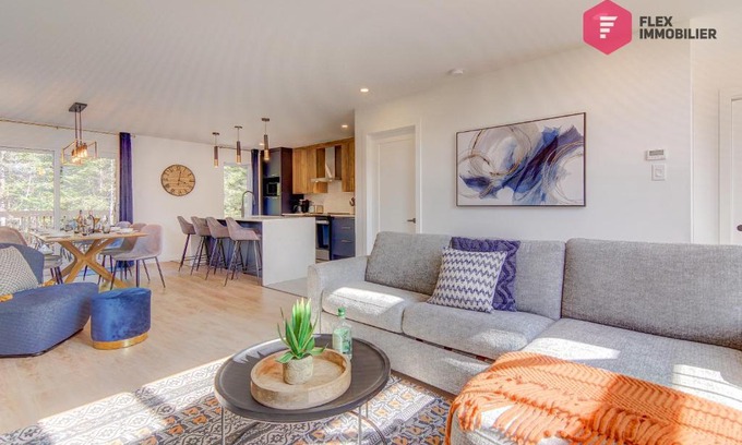 Magog Ski Chalet | Relaxing Retreat at LAKAY: Spa, Pool & Billiards Awaits