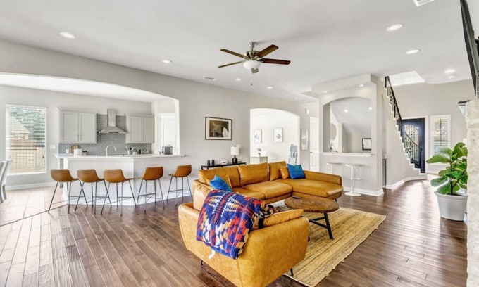 Heath House | Inviting Home with Lake Access and Theatre Experience