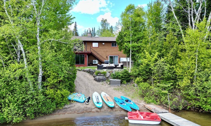 Saint Donat House | Experience Lake Archambault: Waterfront Fun & Relaxation