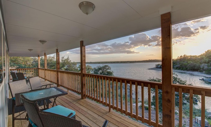Burnet House | Top-Rated Lake Buchanan Waterfront Getaway with Pool