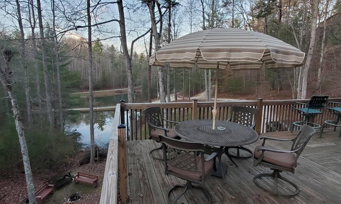 Rogers Cabin | Idyllic Lake Cabin with Pool, Wi-Fi, and Firepit Awaits