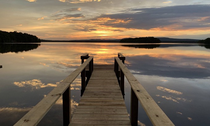 Perryville Cabin | Idyllic Lake Cabin with Scenic Views and Family Amenities