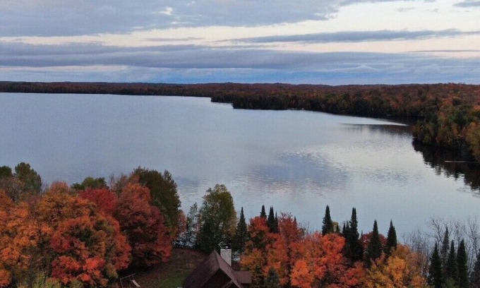 Presque Isle House | Perfect Lake Front Getaway with Private Pier & Top Amenities