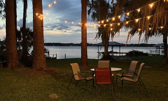 Forest City House | Relax at Our Pet-Friendly Lake Front Home with Pool