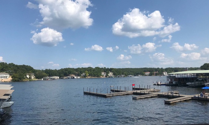 Osage Beach Condo | Scenic Lakefront Condo with Deck, Pool & Spa Amenities