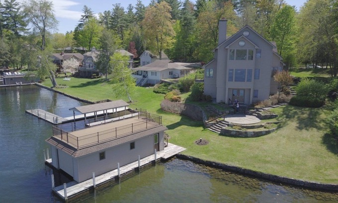 Lake George House | Idyllic Lake George Retreat: Ocean & Lake Views Await