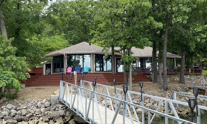 Sunrise Beach House | Lake House Retreat with Scenic Views and Private Dock