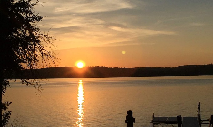 Traverse City House | Idyllic Lake Leelanau Cottage with Scenic Views in Traverse City