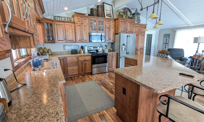 Watertown House | Family Retreat by the Lake: Fishing, Snowmobiling & More