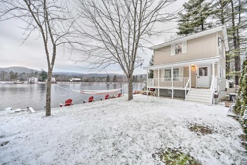 Lake Luzerne House | Riverside Retreat: Lake Luzerne Home with Private Beach