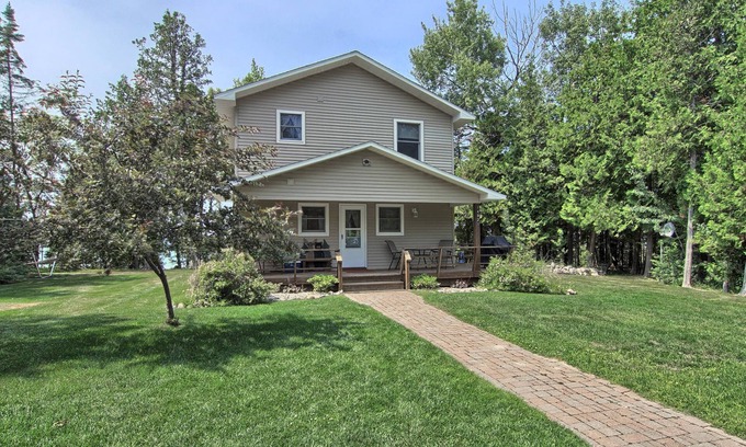 Northport Cottage | Unforgettable Sunsets at Lake Michigan Beachfront Cottage