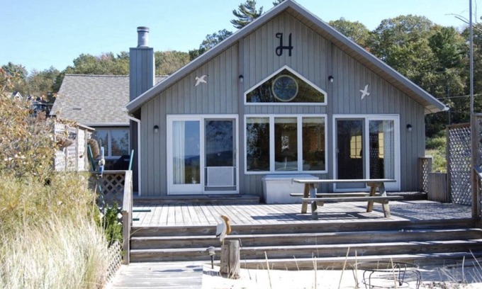 Shelby House | Experience Lake Michigan with Private Beach Access & Views