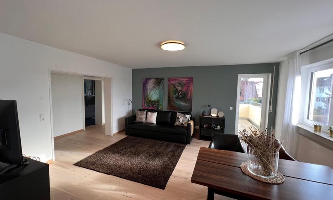 Kressbronn Apartment | Relaxing Lake & Mountains Getaway with Hot Tub Access