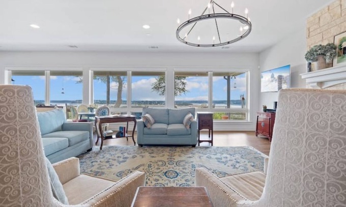 Spicewood Villa | Scenic Hilltop Retreat with Panoramic Lake Views
