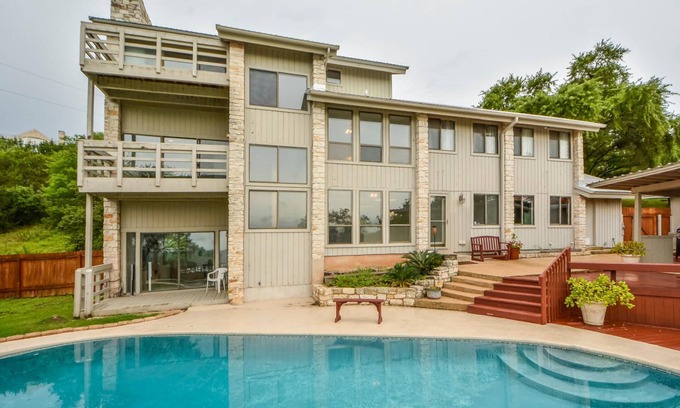 Travis Landing House | Inviting Lake Travis Retreat with Pool and Breathtaking Views